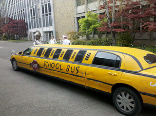 The Bruce High Quality Foundation's "Teach 4 Amerika" school bus Photo Credit: Matt Kowal