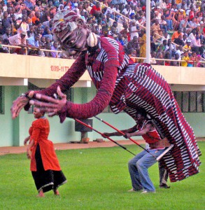 An image from the 2009 FESPACO Opening Ceremony. Photo by Suzy Robins.