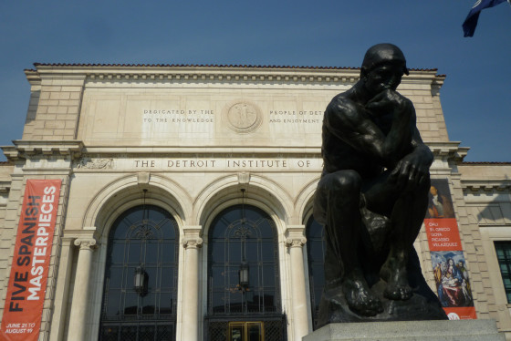 The Thinker at the Detroit Institute of Arts - photo by Quick fix