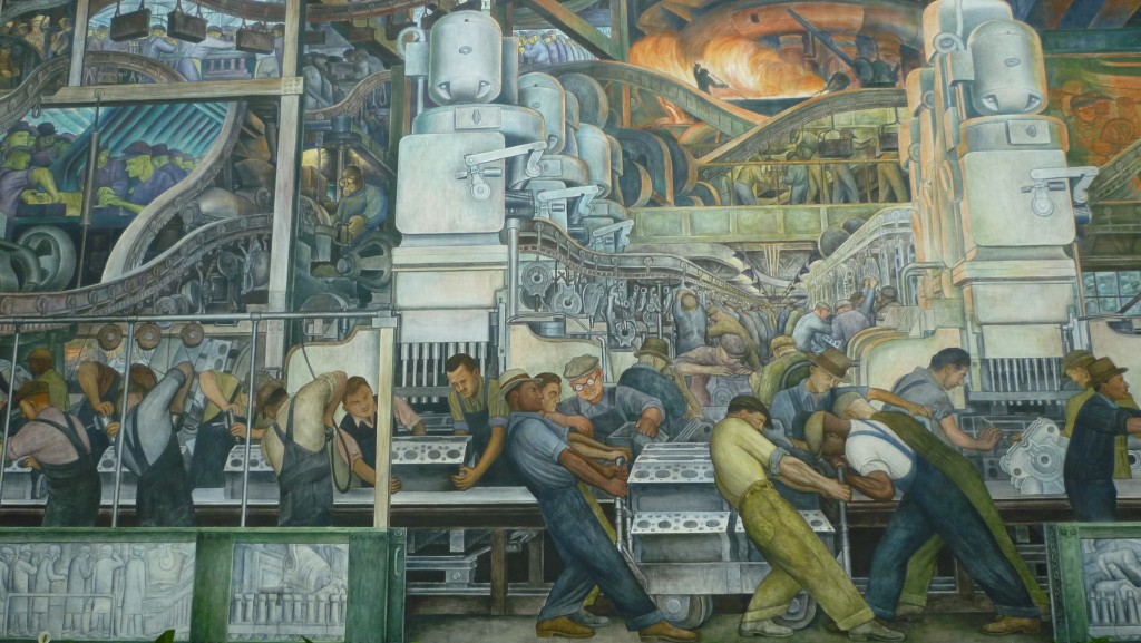 The Diego Rivera Mural at the Detroit Institute of Arts – photo by Quick fix