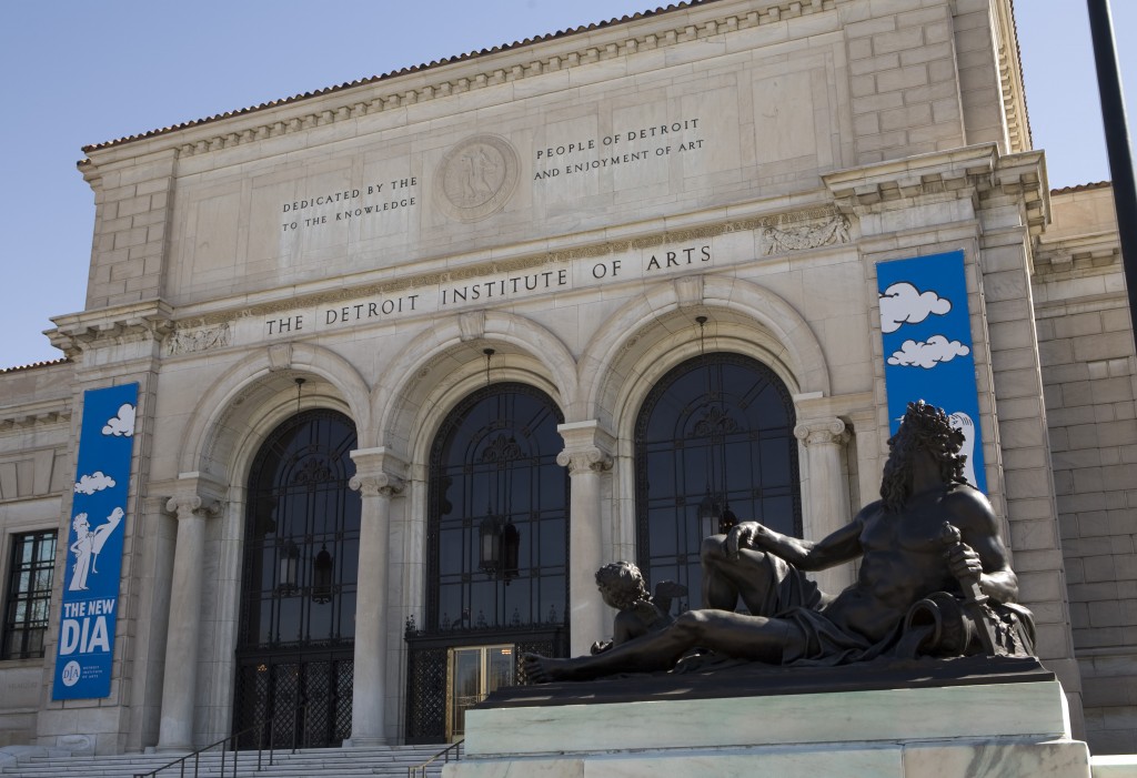 The Detroit Institute of Art's Woodward entrance. (Image courtesy the Detroit Institute of Arts)