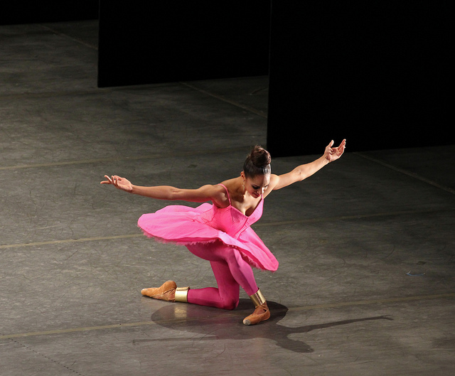 Misty Copeland, American Ballet Theatre, Gong, November 1, 2013 by flickr user Kent G Becker