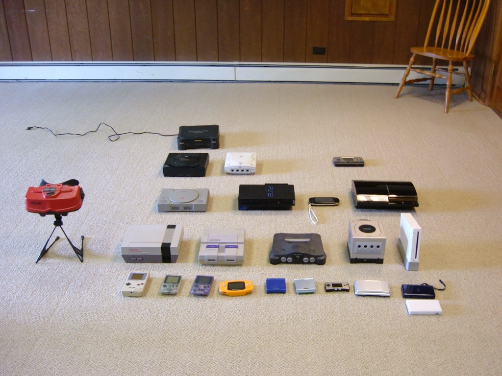 My Console Collection by Flickr user Sarah